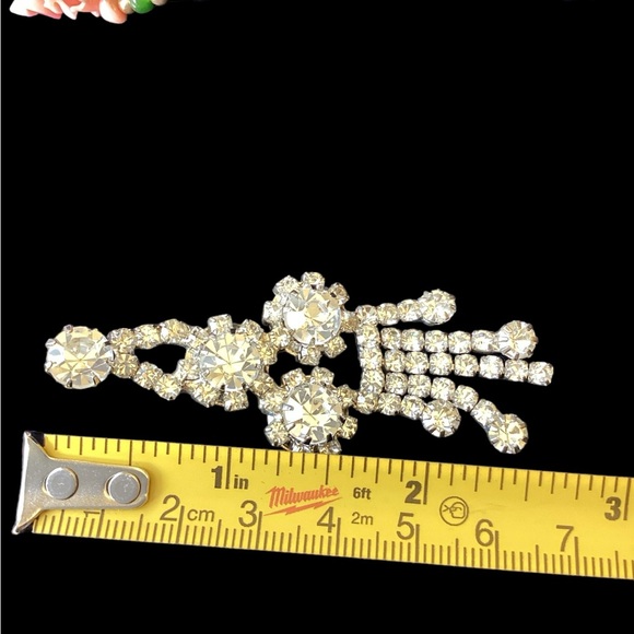 Vintage Crystal Chandelier Earrings (t10) - Picture 3 of 6